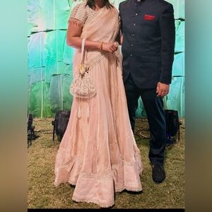 Pure Tissue Lehenga Set - Indpired by Manish Malhotra tissue half saree